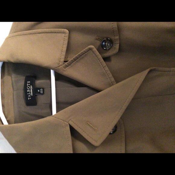 Talbot's Olive Green Peplum Blazer in  Size 14 - Picture 2 of 10